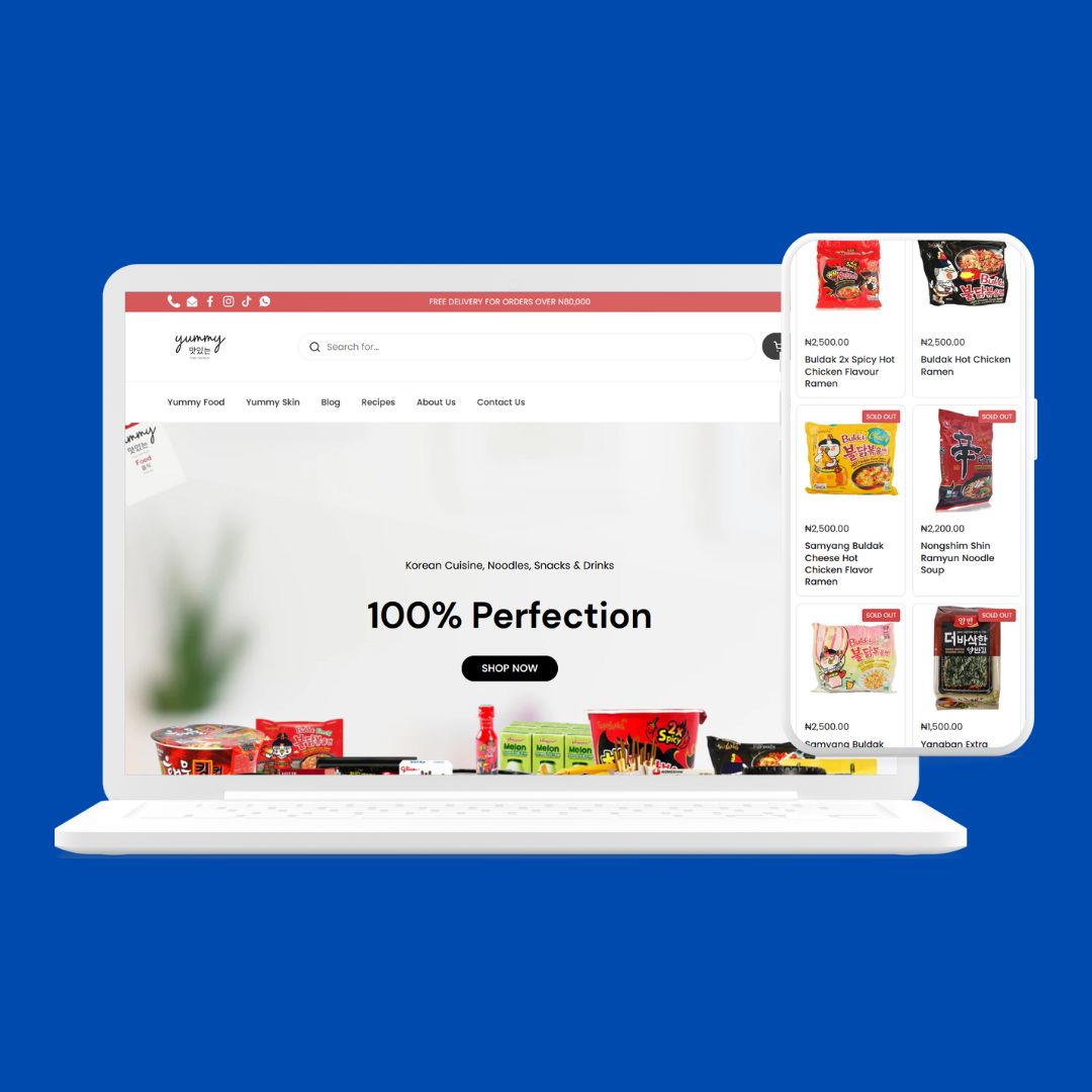 Case Study: Crafting a User-Friendly Digital Experience for The Yummy Brand